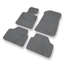 Alfombrillas de Velour adecuadas para BMW X1 I E84 SAV (2009-2015) - alfombras para coche - Premium color gris