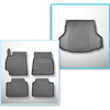 Conjunto de alfombrilla para maletero y alfombrillas para el interior del coche TPE para: Hyundai Elantra CN7 VII Berlina (01.2021-....)