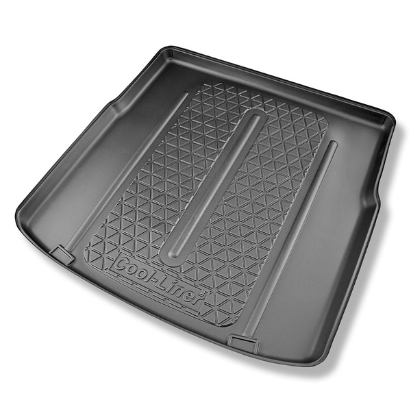 Alfombra para maletero adecuada para Suzuki Swace Hybrid Familiar (11.2020-....) - Protector maletero - Alfombrilla maletero antideslizante - parte superior del maletero (entrada de carga plana); base móvil en la posición más alta