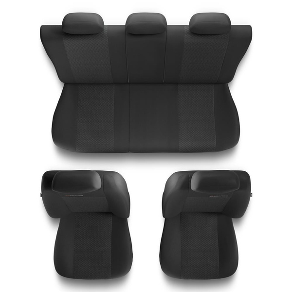 Fundas universales para asientos de coche para Mercedes-Benz Classe C W202, W203, W204, W205, W206 (1993-....) - UNE-3