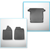 Conjunto de alfombrilla para maletero y alfombrillas para el interior del coche TPE para: Aixam Crossline Crossover (2005-2010) - 2 plazas