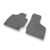 Alfombrillas de Velour adecuadas para Audi TT II 8J Coupé, Roadster (2006-2014) - alfombras para coche - Premium color gris