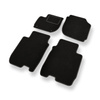 Alfombrillas de Velour adecuadas para Honda HR-V II SUV (2015-2021) - alfombras para coche - Premium color negro