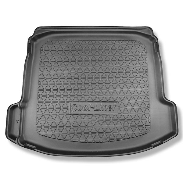 Alfombra para maletero adecuada para Audi A3 8Y Sedan (04.2020-....) - Protector maletero - Alfombrilla maletero antideslizante - compartimento izquierdo desmontable en los modelos con red lateral