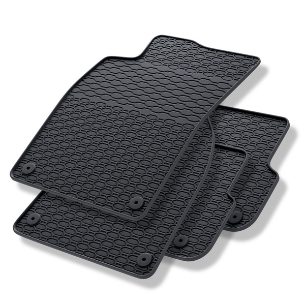 Alfombrillas de goma adecuadas para Audi A6 C6 II (2006-2011) - alfombras para coche