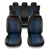 Fundas universales para asientos de coche para Alfa Romeo 147 (2000-2010) - CM-BL