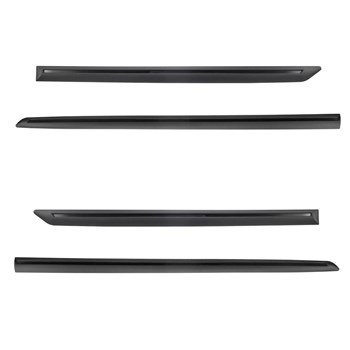 Protectores laterales negros para el coche Toyota Corolla E160 Berlina (2013-201