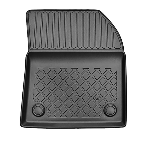 Conjunto de alfombrilla para maletero y alfombrillas para el interior del coche TPE para: Opel Grandland X SUV (10.2017-2021) - maletero superior (borde de carga del maletero igualado); suelo móvil en la posición superior; no para la versión híbrida; sin