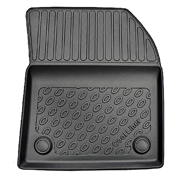 Conjunto de alfombrilla para maletero y alfombrillas para el interior del coche TPE PREMIUM para: Citroen C5 Aircross SUV (02.2019-....) - parte superior del maletero (entrada de carga plana); base móvil en la posición más alta; no adecuado para versión P