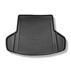 Alfombra para maletero adecuada para Toyota Avensis III Familiar (01.2009-08.2018) - Protector maletero - Alfombrilla maletero antideslizante - también para modelos con carriles de sujeción; compartimentos desmontables