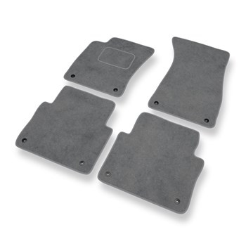 Alfombrillas de Velour adecuadas para Audi A8 II D3 Sedan (2002-2010) versión co