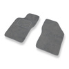 Alfombrillas de Velour adecuadas para Alfa Romeo 155 (1992-1998) - alfombras para coche - Premium color gris