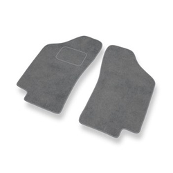 Alfombrillas de Velour adecuadas para Fiat Tipo I Hatchback (1988-1995) - alfombras para coche - Premium color gris