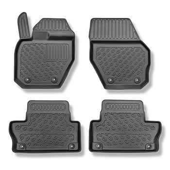 Alfombrillas de TPE adecuadas para Volvo XC60 I SUV (10.2008-06.2017) - alfombras para coche