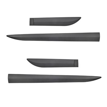 Protectores laterales negros para el coche Toyota Rav4 SUV (2011-2012)