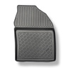 Conjunto de alfombrilla para maletero y alfombrillas para el interior del coche TPE PREMIUM para: Toyota C-HR SUV (01.2017-....) - con / sin subwoofer; posibilidad de quitar el borde izquierdo; no adecuado para versión 2.0 Hybrid Dynamic Force