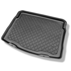 Alfombra para maletero adecuada para Volkswagen Tiguan II SUV (05.2016-....) - Protector maletero - Alfombrilla maletero antideslizante - maletero inferior; sin rueda de repuesto; piso móvil en la posición más baja; no adecuado para versión ehíbrida