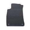Alfombrillas de goma adecuadas para Audi A4 B9 (2015-2023) - alfombras para coche - negro