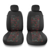 Fundas universales para asientos de coche para Mercedes-Benz Classe C W202, W203 (1993-2008) - 2UNE-RD