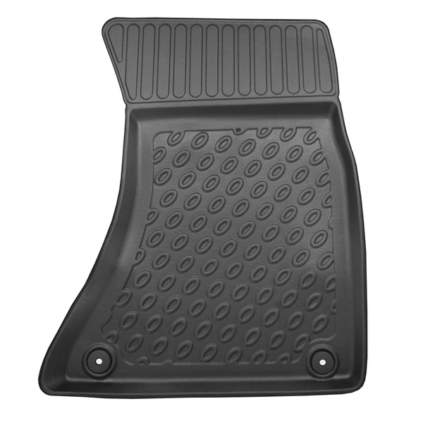Conjunto de alfombrilla para maletero y alfombrillas para el interior del coche TPE PREMIUM para: Porsche Macan SUV (03.2014-06.2024) - también para modelos con carriles de sujeción
