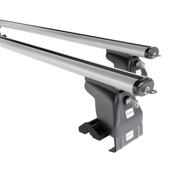 Portaequipajes de techo adecuadas para Toyota Hilux Pick-Up (2005-2015) - baca plata para coche - barras para techo de coche - sin puntos de montaje - aluminio