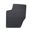 Alfombrillas de goma adecuadas para Peugeot 308 I Hatchback, Berlina, SW (2007-2015) - alfombras para coche - negro - 4 unidades