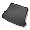 Alfombra para maletero adecuada para Audi Q7 4M SUV (06.2015-....) - Protector maletero - Alfombrilla maletero antideslizante - 5/7 plazas (3 fila abatible); también para modelos con carriles de sujeción