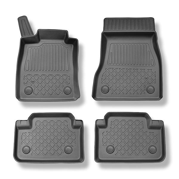 Alfombrillas de TPE adecuadas para BMW 5 G60, G61 Berlina, Touring (10.2023-....) - alfombras para coche