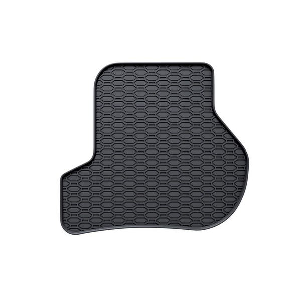 Alfombrillas de goma adecuadas para Volkswagen Jetta V Berlina, Variant (2005-2010) - alfombras para coche - negro - 4 unidades