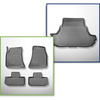Conjunto de alfombrilla para maletero y alfombrillas para el interior del coche TPE para: Dodge Challenger III Coupé (2014-....)