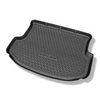 Conjunto de alfombrilla para maletero y alfombrillas para el interior del coche TPE PREMIUM para: Kia Sorento II SUV (10.2012-01.2015) - 5 plazas; 3a fila abatible