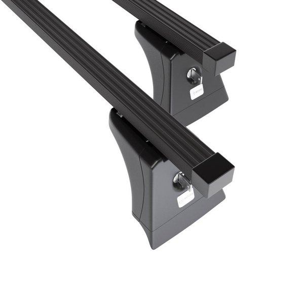 Portaequipajes de techo adecuadas para Skoda Octavia mk I Liftback (2004-2010) - baca negra para coche - barras para techo de coche - puntos de montaje - acero