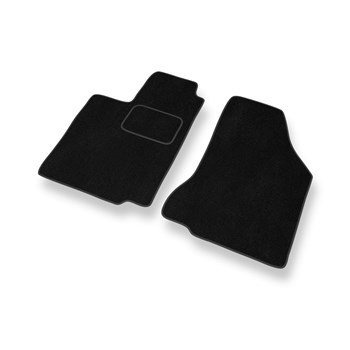 Alfombrillas de Velour adecuadas para Seat Ibiza II (1993-2002) - alfombras para coche - Premium color negro