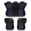 Fundas universales para asientos de coche para Mitsubishi L200 I, II, III, IV, V, VI (1993-....) - PF-BL