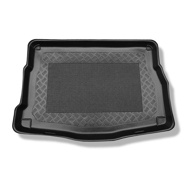 Alfombra para maletero adecuada para Kia Ceed II Hatchback (05.2012-05.2018) - Protector maletero - Alfombrilla maletero antideslizante - parte superior del maletero (con guantera)