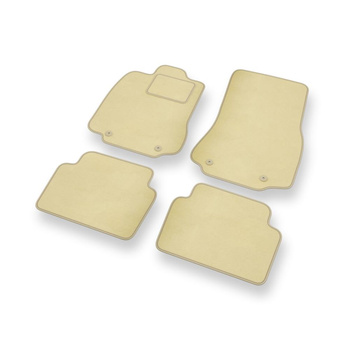 Alfombrillas de Velour adecuadas para Jaguar XF I Berlina, Sportbrake (2008-2015