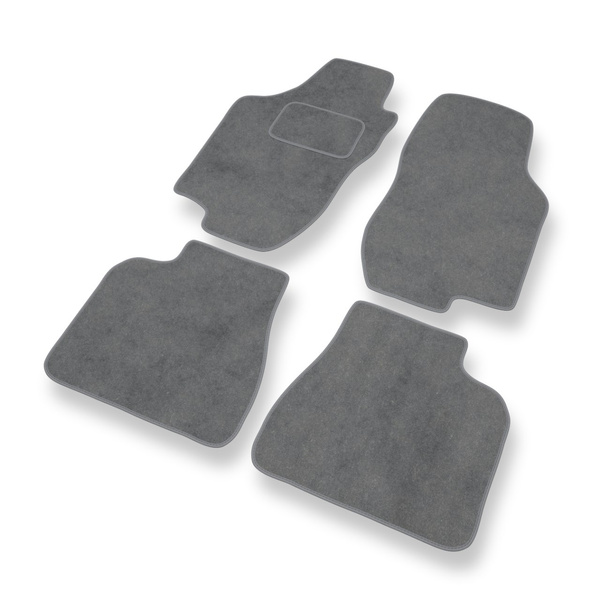 Alfombrillas de Velour adecuadas para Lancia Lybra I Berlina, SW (1999-2006) - alfombras para coche - Premium color gris