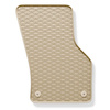 Alfombrillas de goma adecuadas para Volkswagen Passat B8 Berlina, Variant (2014-2023) - alfombras para coche - beige - 4 unidades