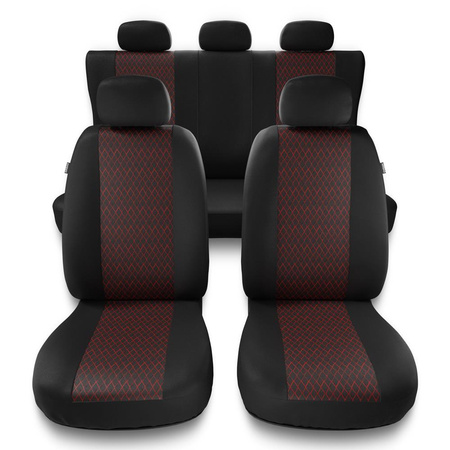 Fundas universales para asientos de coche para Fiat 500X (2014-2024) - PF-RD