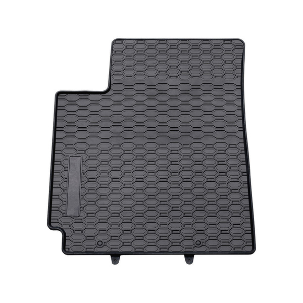 Alfombrillas de goma adecuadas para Kia Picanto II Hatchback (2011-2016) - alfombras para coche - negro - 4 unidades
