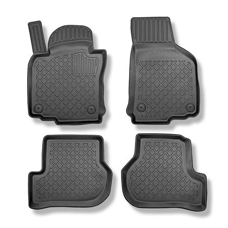 Alfombrillas de TPE adecuadas para Skoda Octavia II Familiar (2004-04.2013) - alfombras para coche