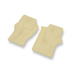 Alfombrillas de Velour adecuadas para Mitsubishi L400 Furgoneta (1994-2007) - alfombras para coche - Premium color beige