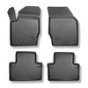 Alfombrillas de TPE adecuadas para Volvo XC90 I SUV (2002-04.2015) - 5 o 7 plazas; sin la tercera fila - alfombras para coche
