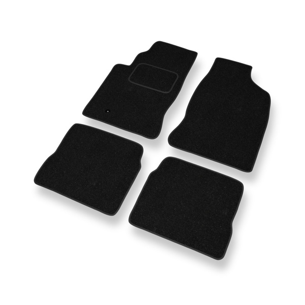 Alfombrillas de fieltro adecuadas para Chrysler PT Cruiser Automat Cabrio, Monovolumen (2000-2010) - alfombras para coche - color negro