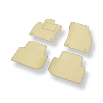 Alfombrillas de Velour adecuadas para Volkswagen Tiguan II SUV (2015-2024) - alf