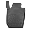Conjunto de alfombrilla para maletero y alfombrillas para el interior del coche TPE PREMIUM para: Skoda Fabia III NJ Hatchback (11.2014-08.2021)