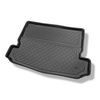 Conjunto de alfombrilla para maletero y alfombrillas para el interior del coche TPE para: Nissan X-Trail III SUV (08.2014-12.2021) - 7 plazas; 3a fila abatible