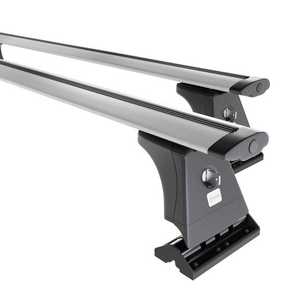 Portaequipajes de techo adecuadas para Mercedes-Benz Classe A W169 Hatchback (2005-2012) - baca plata para coche - barras para techo de coche - puntos de montaje - aluminio