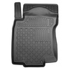 Conjunto de alfombrilla para maletero y alfombrillas para el interior del coche TPE para: Nissan X-Trail III SUV (08.2014-12.2021) - 7 plazas; 3a fila abatible