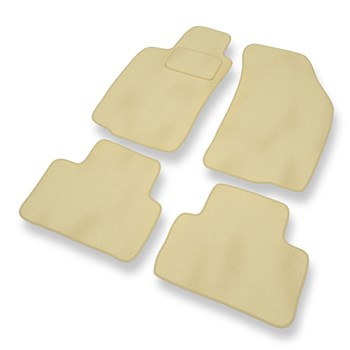 Alfombrillas de Velour adecuadas para Alfa Romeo GT (2003-2010) - alfombras para coche - Premium color beige